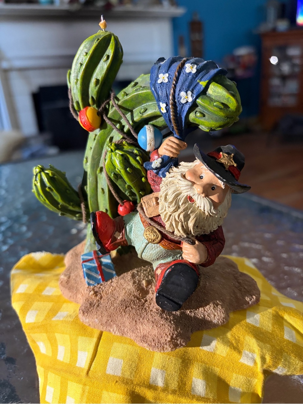 Vintage Windsor Collection Western Cowboy Santa Ffgurine